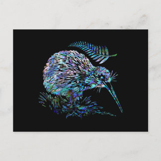 ZOLLBARE NEUZEALAND KIWI PAUA POSTCARD POSTKARTE