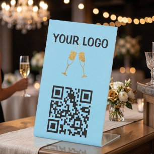 ZOLLBARER TABELLE QR CODESTAND FÜR RESTAURANTS SOCKELSCHILD