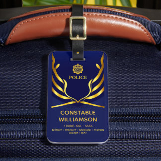 Zollbeförderung für Seepolizei Gepäckanhänger