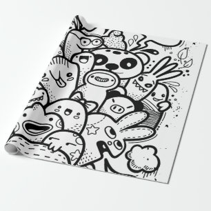 ZOLLBEWÄLTIGTES Wrackpapier Geschenkpapier