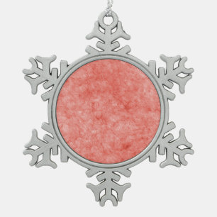 Zolldecke-Kissenbezug nach Maß – 40 x 40 cm Schneeflocken Zinn-Ornament