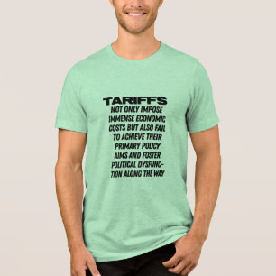 Zölle fördern politische Dysfunktion - Trump Tri-B Tri-Blend Shirt