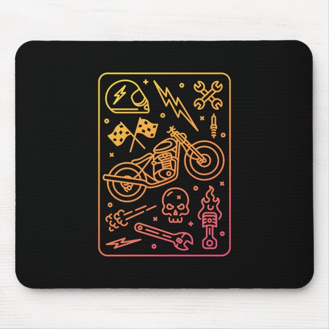 Zolleigene Motorradgarage 1 Mousepad (Vorne)