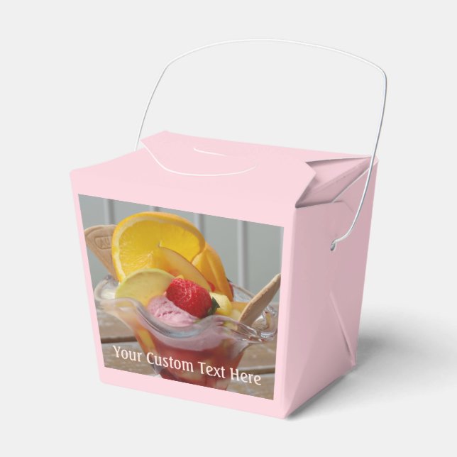 Zollfahnen für Eiskrem Sundari Geschenkschachtel (Vorderseite)