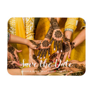 Zollfoto Indianerhenna Save the Date Magnet