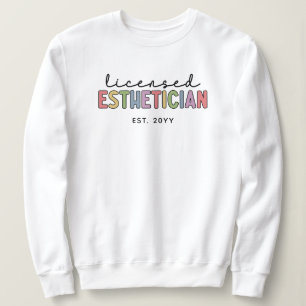 Zollfreie Lizenzierte Kosmetikerin Kosmetologin Sweatshirt
