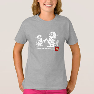 Zolljahr  Chinesisches Jahr der Affen - T - Shirt