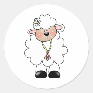 Zolllampe Runder Aufkleber