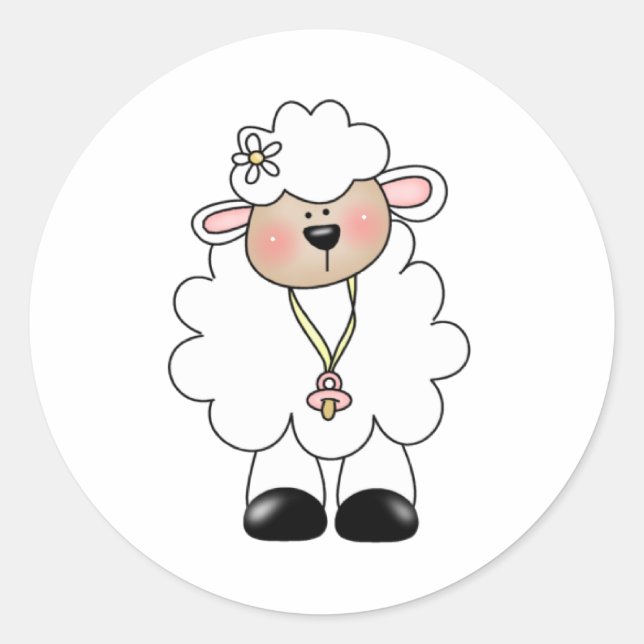 Zolllampe Runder Aufkleber (Vorderseite)