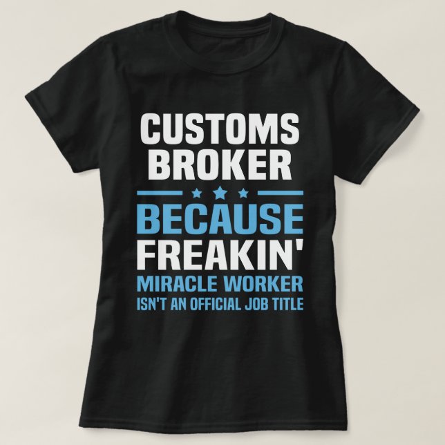 Zollmakler T-Shirt (Design vorne)
