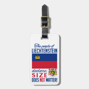 Zollmarke Liechtenstein Gepäckanhänger