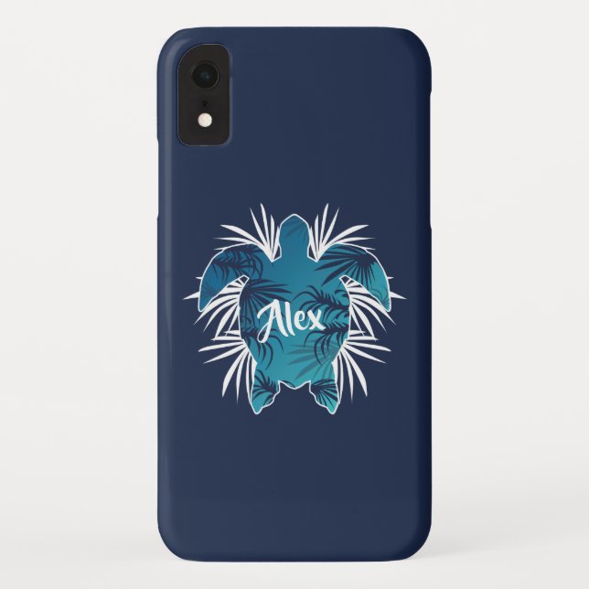 Zollmonographie| Tropische Hawaiianische Aloha-Sch Case-Mate iPhone Hülle (Rückseite)