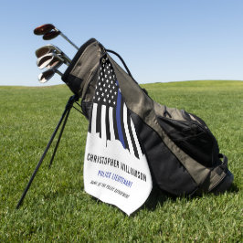 Zollpolizei Thin Blue Line Polizei Golfhandtuch