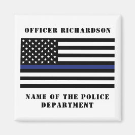 Zollpolizei Thin Blue Line Polizei Magnet