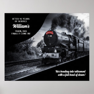 Zollrechtliche Rückstellung Nr. 45 Bahn Poster
