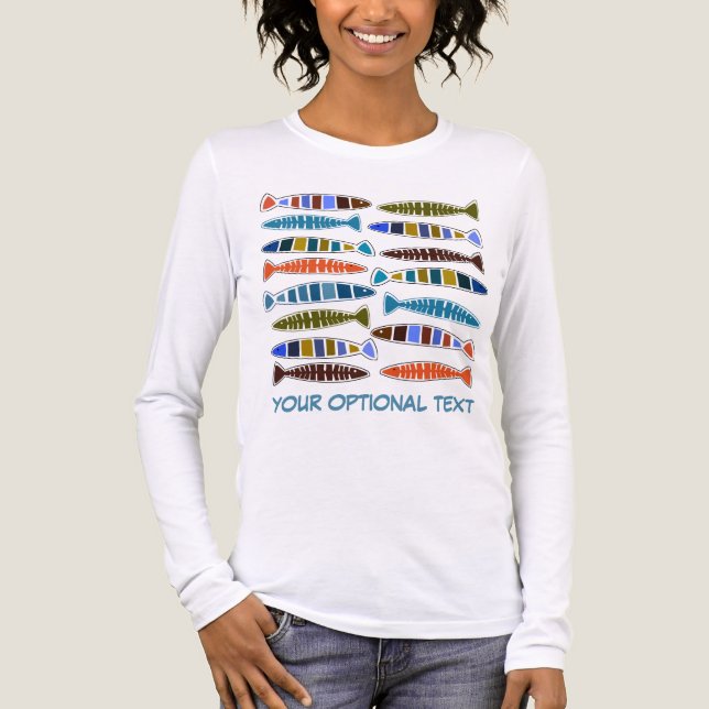 Zollrechtliche Shirts und Jacken für Fish Pattern (Vorderseite)