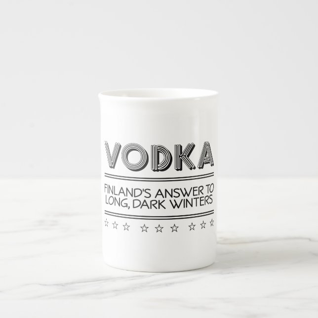 Zollrechtliche Tasse VODKA (Vorderseite)