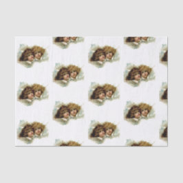 ZOLLREICHE WASSERFARBENFARBENANGELN - Zwirnpapier Seidenpapier