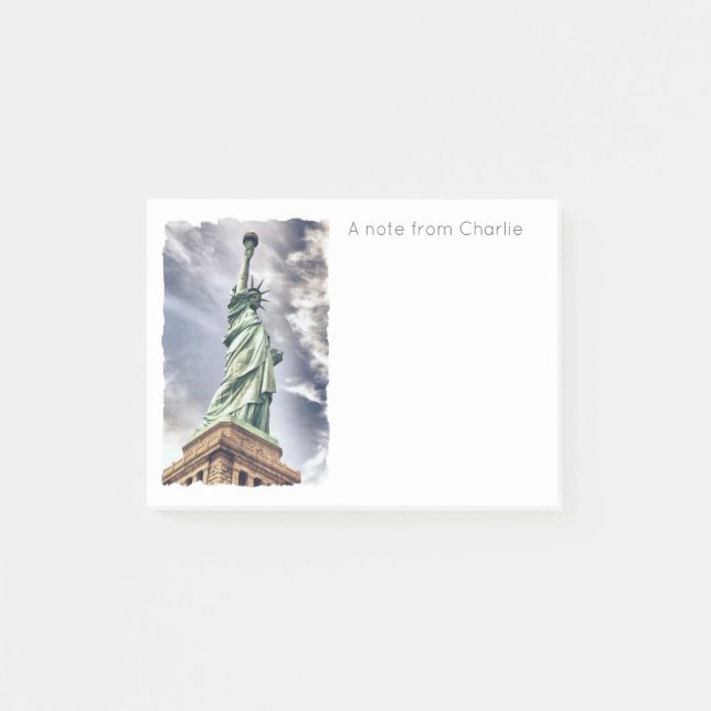 Zollscheine der Freiheitsstatue Post-it Klebezettel (Vorderseite)