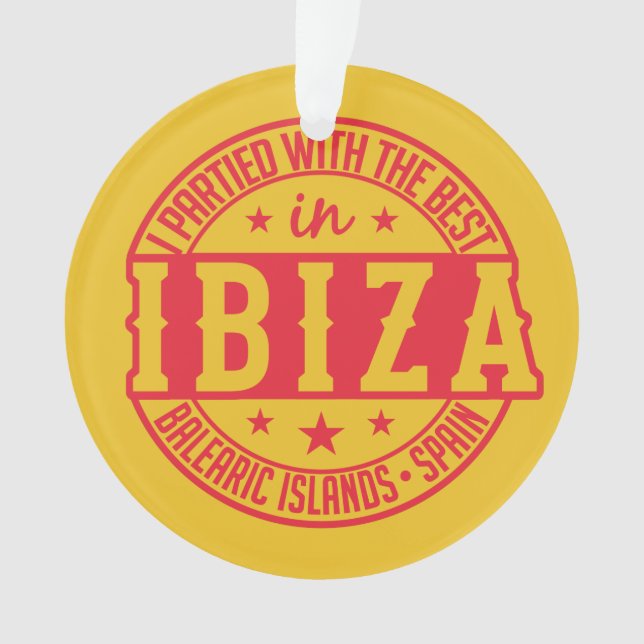 Zollschmuck von IBIZA Spanien Ornament (Vorderseite)