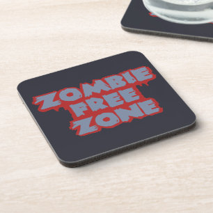Zollspezifische Untersetzer für Zombie Free Zone