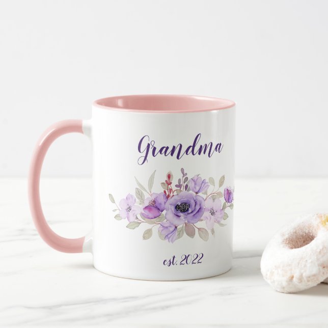 ZOLLSTÄNDIGES Oma Datum - Erstmaliges Oma Tasse (Mit Donut)