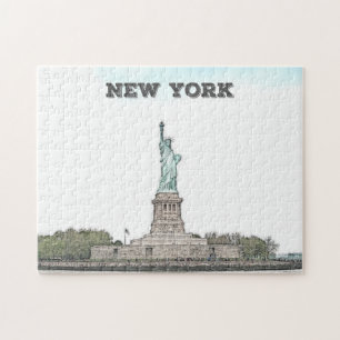 Zollstatue der Freiheit - New York City Puzzle