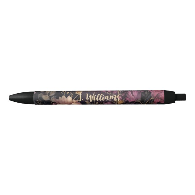 Zollstift mit Blume Kugelschreiber (Vorderseite)