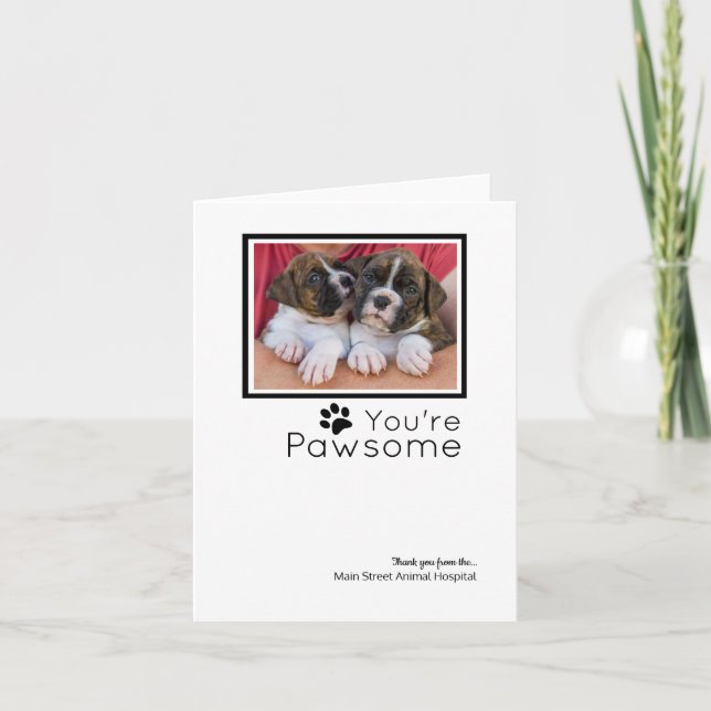 Zolltarifärztlicher Foto Feiertagskarte (Vorderseite)