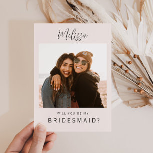 Zolltarifausweis: Sie werden meine Bridesmaid-Kart Postkarte