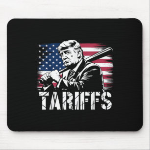 Zolltarife Trump US Flag Power Funny Tess Mousepad