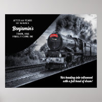 Zolltarifliche Bahnausleihung Nr. 60 Zugplakat