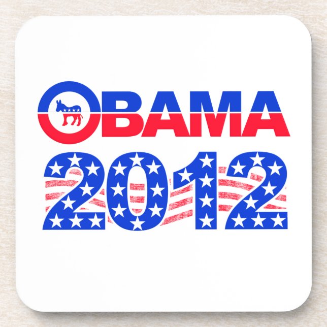 Zolltarifliche Untersetzer von OBAMA 2012 (Vorderseite)