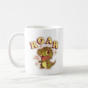 ZOLLTE DINOSAUR GEBURTSTAG KIDS ROAR I BM VIER KAFFEETASSE