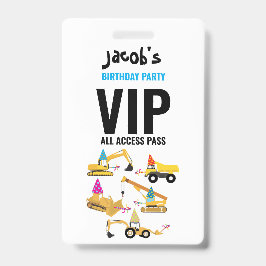 Zolltransporter Geburtstagsparty Pass Ausweis
