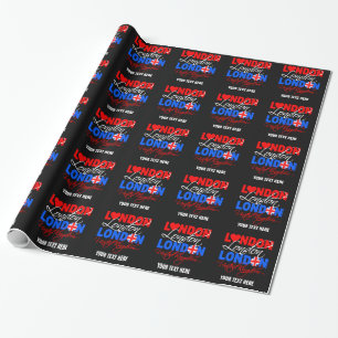 Zollverpackungspapier für London UK Geschenkpapier