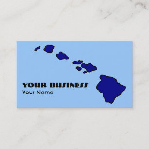 ZollVisitenkarten für Blue Theme Hawaii Visitenkarte