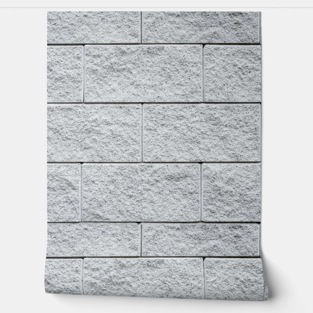 Zollziegel 2" * 12" Texturierte Vinyl Tapete (Abrollen)