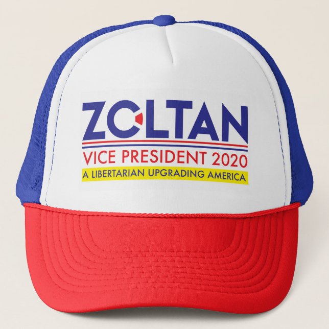 Zoltan Istvan VP 2020 Truckerkappe (Vorderseite)