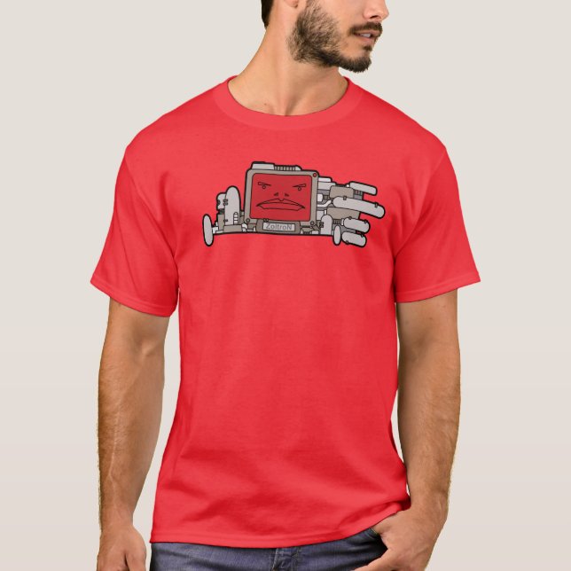Zoltron mit Websitelogo T-Shirt (Vorderseite)
