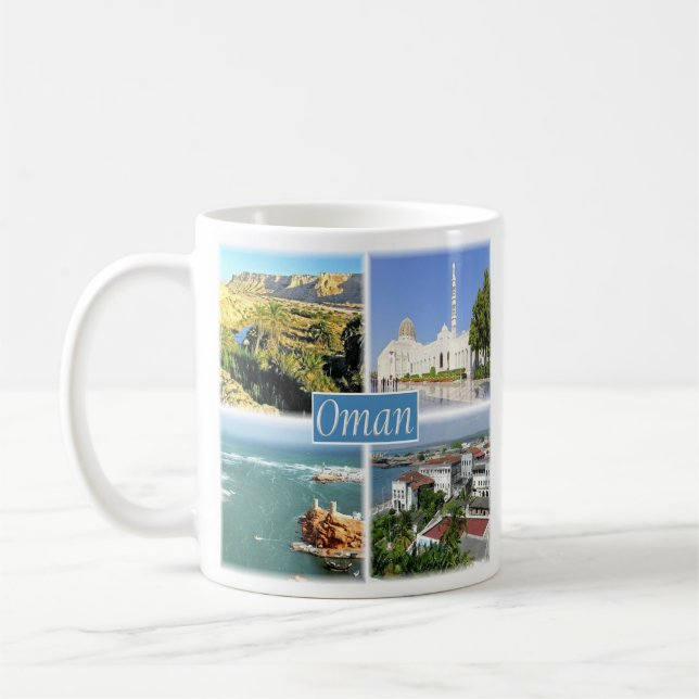 zOM005 OMAN Collage, Asien, Kaffeetasse (Links)