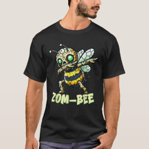 Zom Bee Adoritable Creepy Zombie Bee Cartoon Hallo T-Shirt
