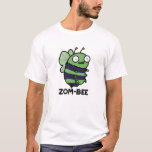 Zom-bee Funny Halloween Zombie Bee Pun T-Shirt<br><div class="desc">Zom-bee Funny Halloween Zombie Bee Pun bietet eine niedliche Zombie Biene. Perfektes Pun-Geschenk für Familien und Freunde,  die niedliche halloween Zombie-Insektenpullover Liebe.</div>