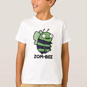 Zom-bee Funny Halloween Zombie Bee Pun T-Shirt