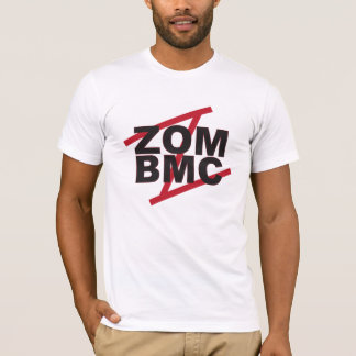 ZOM BMC gotische Schriften auf rotem Z T-Shirt
