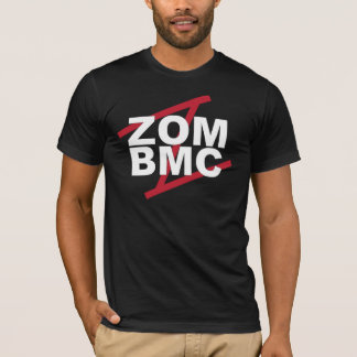 ZOM BMC weiße Buchstaben auf rotem Z T-Shirt