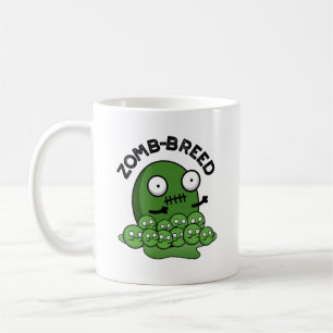 Zom breed Funny Halloween Zombie Breed Pun Kaffeetasse