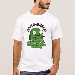 Zom breed Funny Halloween Zombie Breed Pun T-Shirt