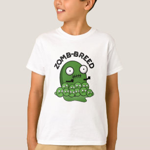 Zom breed Funny Halloween Zombie Breed Pun T-Shirt