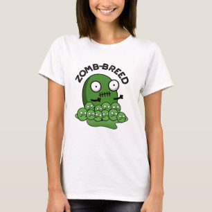Zom breed Funny Halloween Zombie Breed Pun T-Shirt